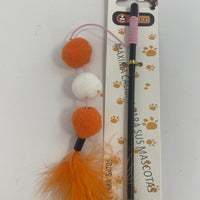 HKM-3244093 Interactive Plastic Fur Ball Cat Toy Teaser