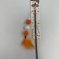 HKM-3244093 Interactive Plastic Fur Ball Cat Toy Teaser
