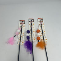 HKM-3244093 Interactive Plastic Fur Ball Cat Toy Teaser