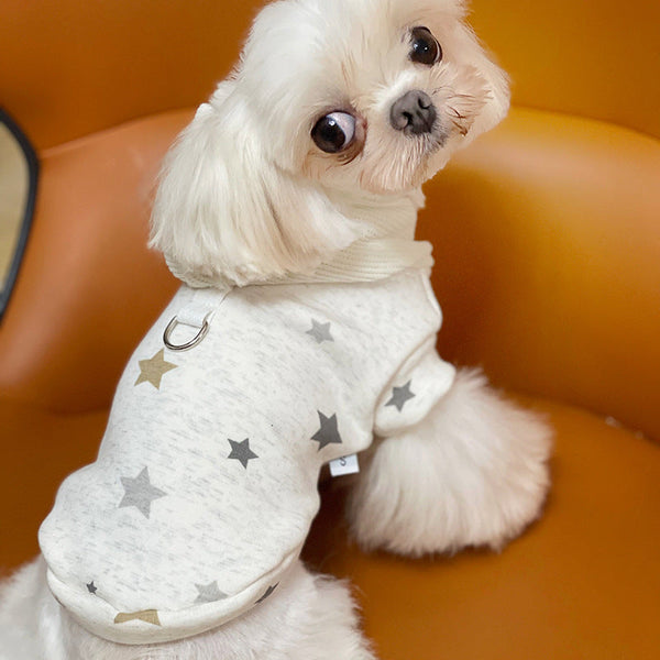 HKM-3244349 Casual Cartoon Cotton Clothes for Pets - Sizes XS to XL Available