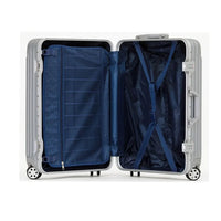 HKM-324563 Durable Aluminium Frame Trolley Suitcase with Integrated Password Lock