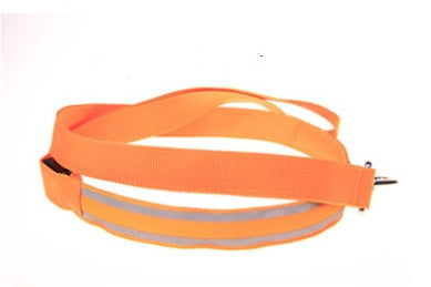 HKM-3248829 LED Fiber Optic Reflective Dog Leash with Manual Control for Day and Night Safety