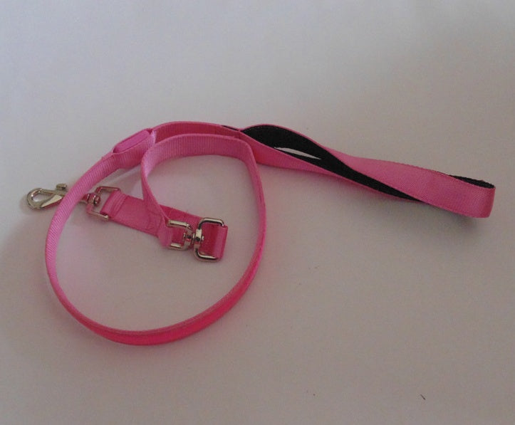 HKM-3248829 LED Fiber Optic Reflective Dog Leash with Manual Control for Day and Night Safety