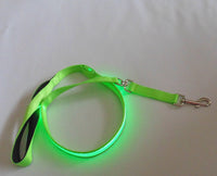 HKM-3248829 LED Fiber Optic Reflective Dog Leash with Manual Control for Day and Night Safety
