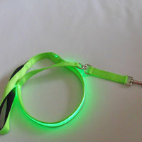HKM-3248829 LED Fiber Optic Reflective Dog Leash with Manual Control for Day and Night Safety