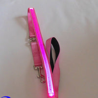 HKM-3248829 LED Fiber Optic Reflective Dog Leash with Manual Control for Day and Night Safety