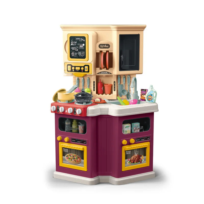 HKM-325011 Electric Kitchen Sink Toy for Kids – Happy Pretend Play Cooking Set, 2 to 7 Years