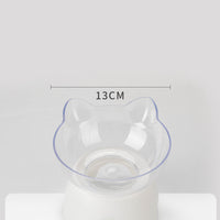 HKM-3251005 Non-Slip Elevated Pet Bowl for Cats and Dogs with Oblique Mouth Design