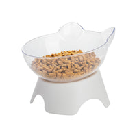 HKM-3251005 Non-Slip Elevated Pet Bowl for Cats and Dogs with Oblique Mouth Design