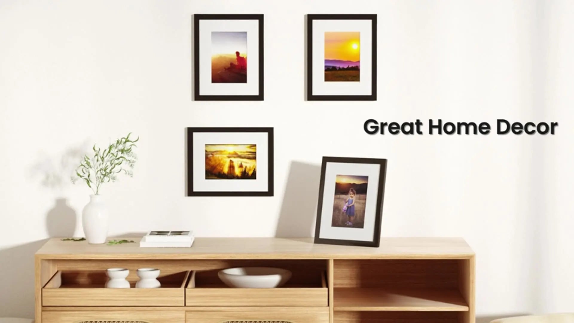HKM-325203 MDF Wooden Photo Frames in 12 Colours - Sizes 4x6, 5x7, 6x8, 8x10, A3, A4, A5, 11x14, 16x20 Inches