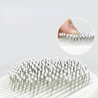 HKM-3252285 Self-Cleaning Slicker Brush for Dogs and Cats - Perfect for Long and Short Hair, Gentle Shedding and Grooming