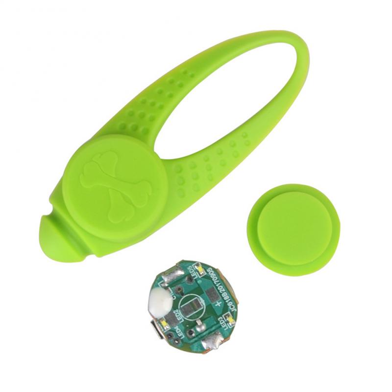 HKM-3252797 Luminous Anti-Lost Dog Pendant with Silicone Material and Multiple Light Modes