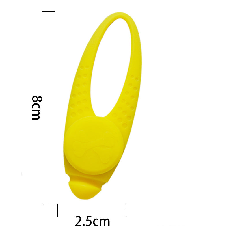 HKM-3252797 Luminous Anti-Lost Dog Pendant with Silicone Material and Multiple Light Modes