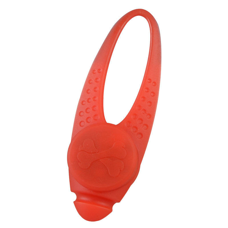 HKM-3252797 Luminous Anti-Lost Dog Pendant with Silicone Material and Multiple Light Modes