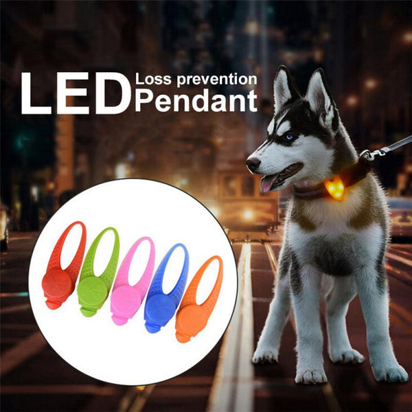 HKM-3252797 Luminous Anti-Lost Dog Pendant with Silicone Material and Multiple Light Modes
