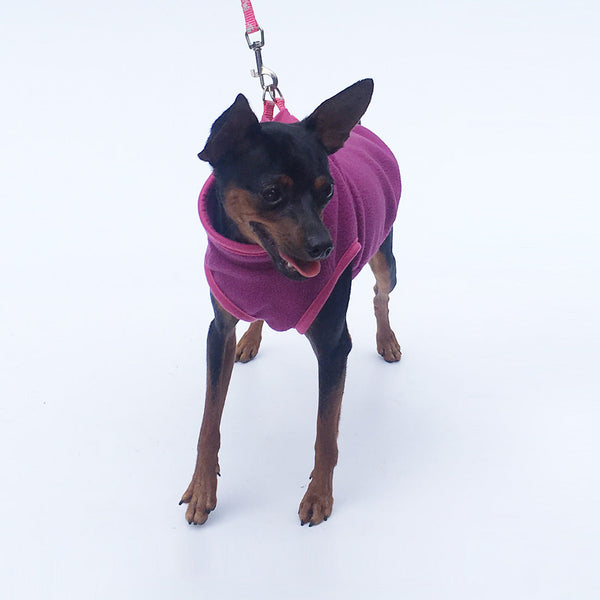 HKM-3253181 Cozy Polar Fleece Dog Clothing in Multiple Colors and Sizes