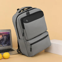 HKM-325395 15.6 Inch Portable Waterproof Laptop Backpack for Men with Oxford Material