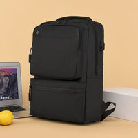 HKM-325395 15.6 Inch Portable Waterproof Laptop Backpack for Men with Oxford Material