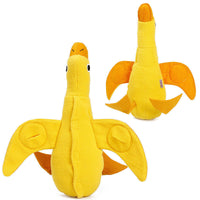 HKM-3254461 Cozy Yellow Fleece Stuffed Toy for Dogs - Sniffing, Training, and Companionship