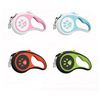 HKM-3254589 Automatic Telescopic Traction Rope for Dogs - 5M Adjustable Leash in Green, Pink, Blue, and Orange