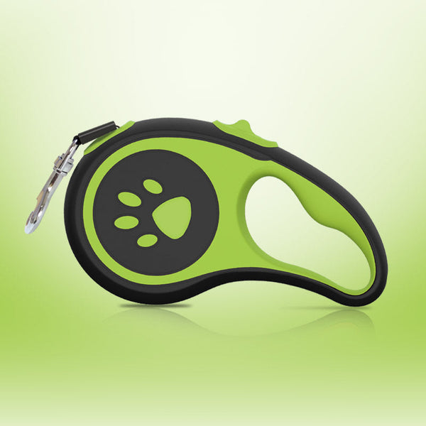 HKM-3254589 Automatic Telescopic Traction Rope for Dogs - 5M Adjustable Leash in Green, Pink, Blue, and Orange