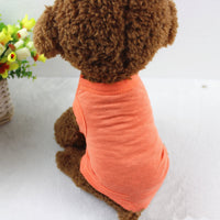 HKM-3255357 Pure Cotton Dog Vest for All Seasons - Comfortable and Stylish Pet Apparel