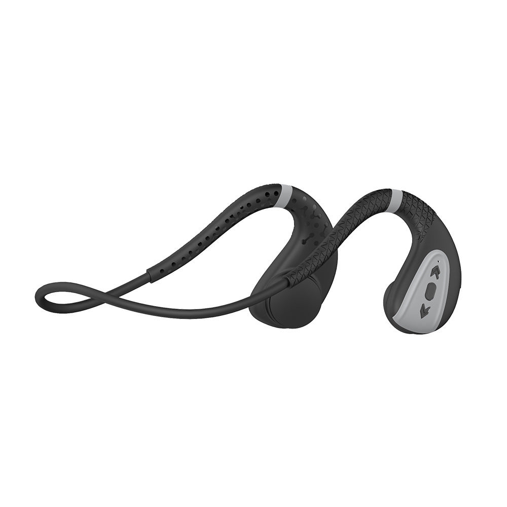 HKM-325651 Bone Conduction Bluetooth Headset with Earhook, Compatible with Android and iOS, Bluetooth 5.0, 220mAh Battery