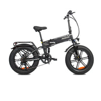 HKM-325651 Folding Mountain Bike with 7-Speed Gears, 20-Inch Aluminum Frame and Rear Hub Motor