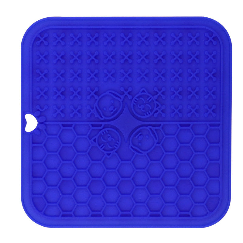 HKM-3256637 Silicone Pet Licking Pad with Suction Cup for Feeding and Slow Eating