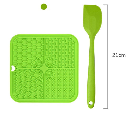HKM-3256637 Silicone Pet Licking Pad with Suction Cup for Feeding and Slow Eating