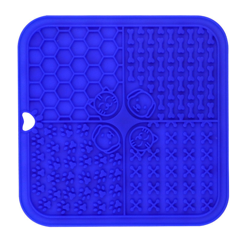 HKM-3256637 Silicone Pet Licking Pad with Suction Cup for Feeding and Slow Eating