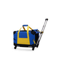HKM-3257021 Pet Trolley Bag Carry Case for Vehicle Transport - Breathable Polyester, Solid Colors