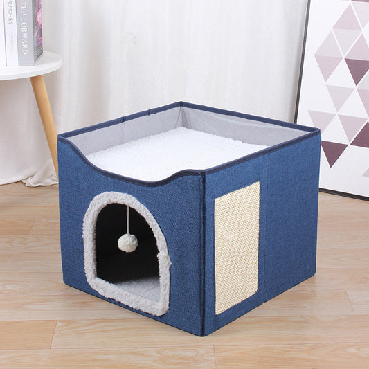 HKM-325715 Indoor Foldable Stool Pet Cat Kennel