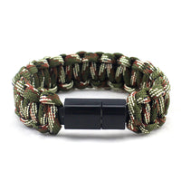 HKM-325715 Nylon Woven Fast Charge Data Cable for Mobile Phones - Unisex U-Shaped Design