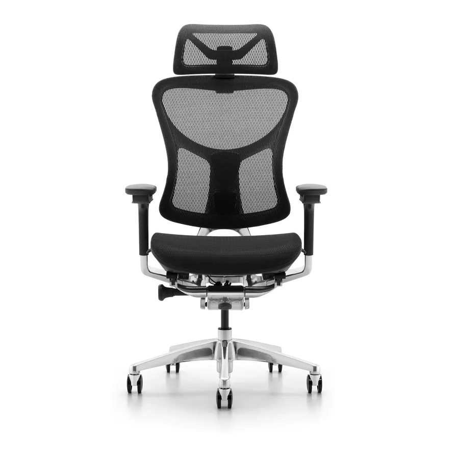 HKM-325779 Adjustable High Back Executive Office Chair with Headrest and Full Mesh Design