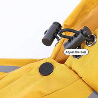 HKM-3260221 Four-Legged Waterproof Raincoat for Small Dogs and Cats, Stylish Pet Outing Clothing