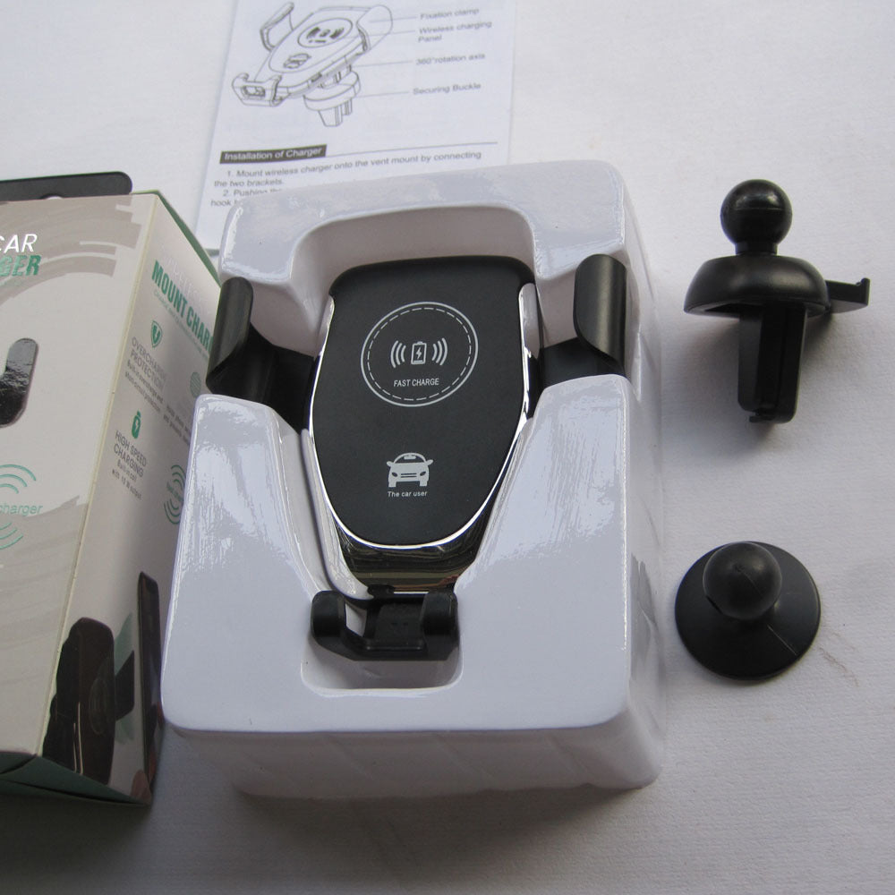 HKM-326035 Wireless Car Charger with Custom Packaging - Fast Charging (5V/9V, 5W-10W)