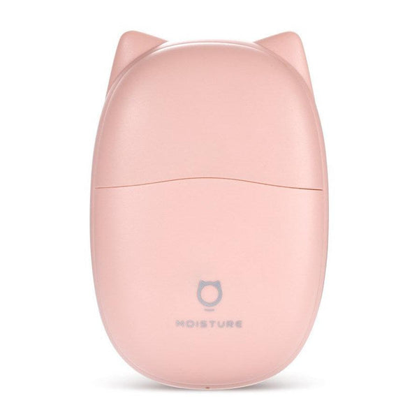 HKM-326227 Mini Cat-Shaped USB Humidifier with Anion Function - Available in Pink and White