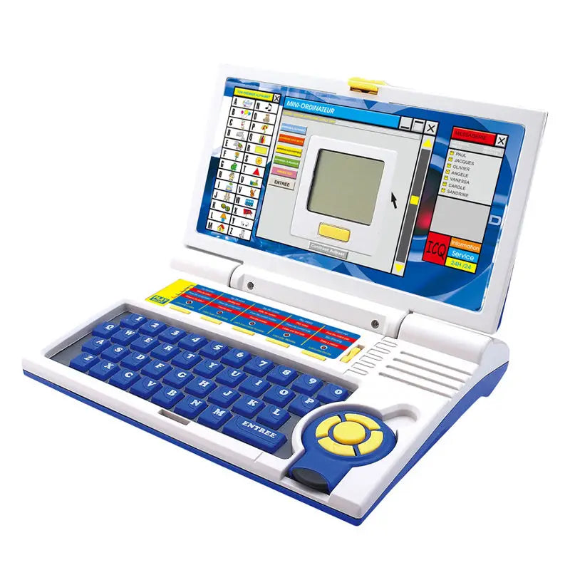 HKM-326291 Classic Intelligent Educational Laptop for Kids - Learning Toy for Ages 2 to 13 Years