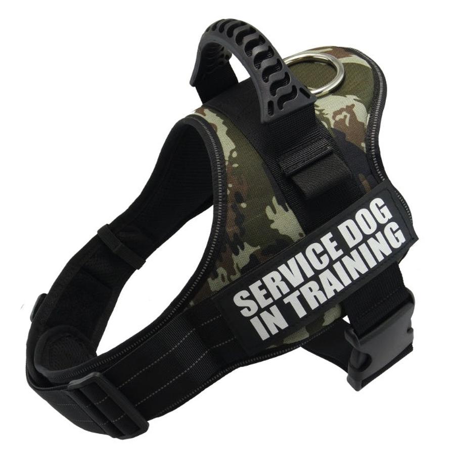 HKM-326355 Durable Reflective Nylon Pet Chest Harness with Adjustable Shoulder Strap and All-Weather Function