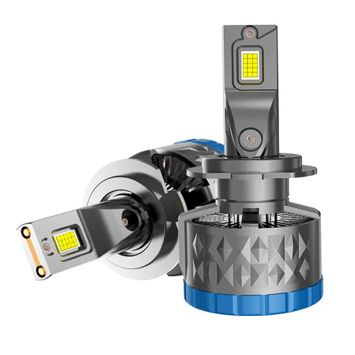 HKM-326355 High Power 160W 16000Lm H7 LED Headlight Bulb for H4, H1, H11, 9005, 9006, 9012 with 6000K White Light, 12V High Low Beam