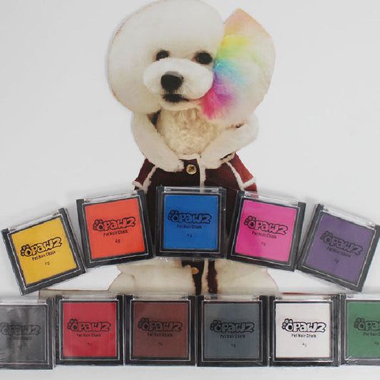 HKM-3263805 Cute Pet Blush Stain Coloring Powder - Safe, Odorless & Non-Irritating, Various Colors 4g
