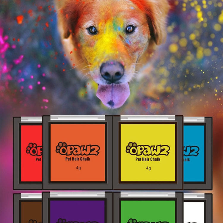 HKM-3263805 Cute Pet Blush Stain Coloring Powder - Safe, Odorless & Non-Irritating, Various Colors 4g