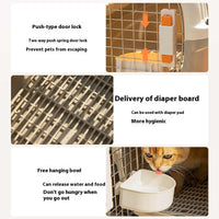 HKM-3264189 Portable Multi-Purpose Cat Flight Case for Travel with Skylight Option