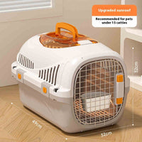 HKM-3264189 Portable Multi-Purpose Cat Flight Case for Travel with Skylight Option