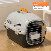 HKM-3264189 Portable Multi-Purpose Cat Flight Case for Travel with Skylight Option