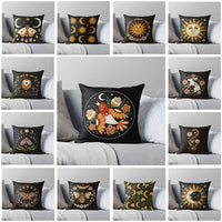 HKM-326547 Stylish Cotton and Linen Geometric Car Sofa Pillow Cushion - 45x45cm