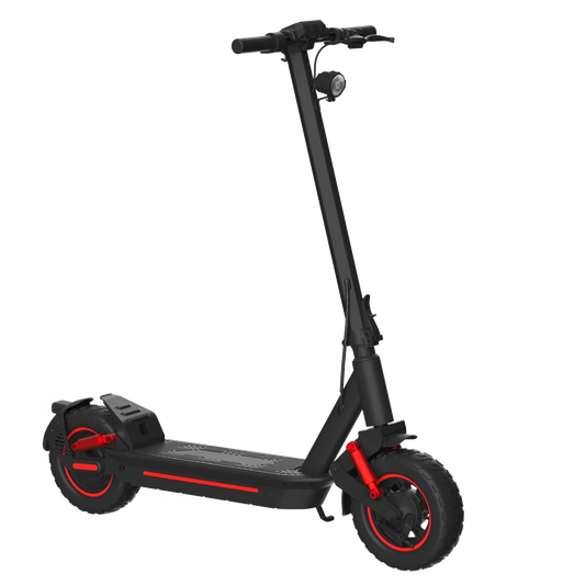HKM-326675 Foldable Electric Scooter ES1024 for Adults - 30mph, 45-50km Range, Dual Suspension, Bluetooth Control