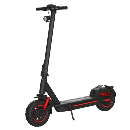 HKM-326675 Foldable Electric Scooter ES1024 for Adults - 30mph, 45-50km Range, Dual Suspension, Bluetooth Control