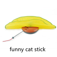 HKM-3267133 Four-Speed Electric Amusement Plate for Cats with Rotating Toy and Adjustable Speed
